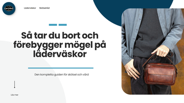 Så tar du bort och förebygger mögel på läderväskor – Den kompletta vårdguiden