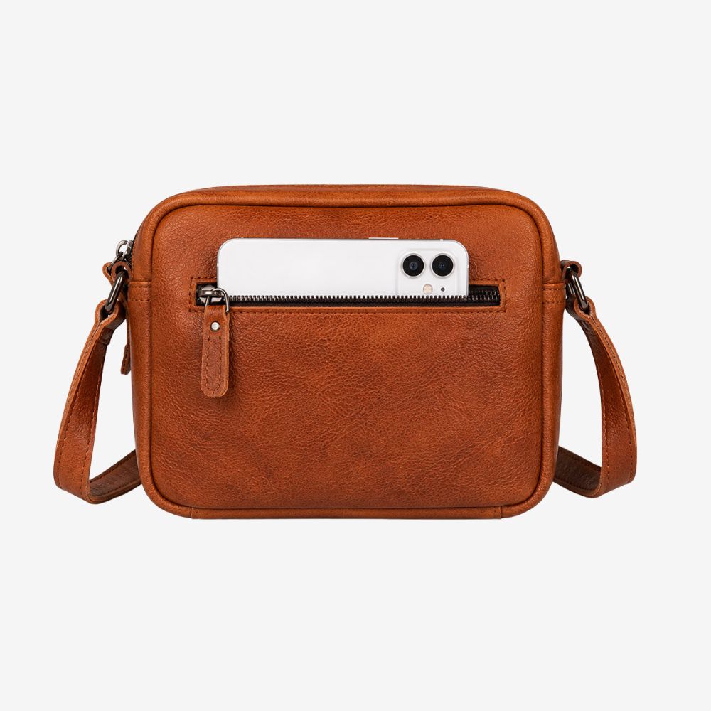 Klassische braune Messenger Bag für Herren – Vielseitige Leder-Umhängetasche für Herren