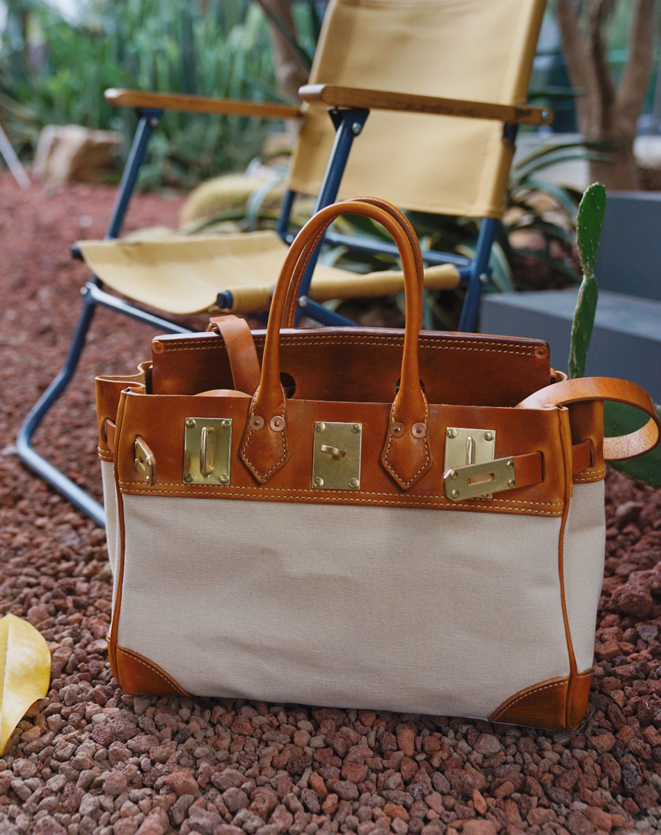 Urban Style Canvas & Leather Crossbody Bag – Strivo