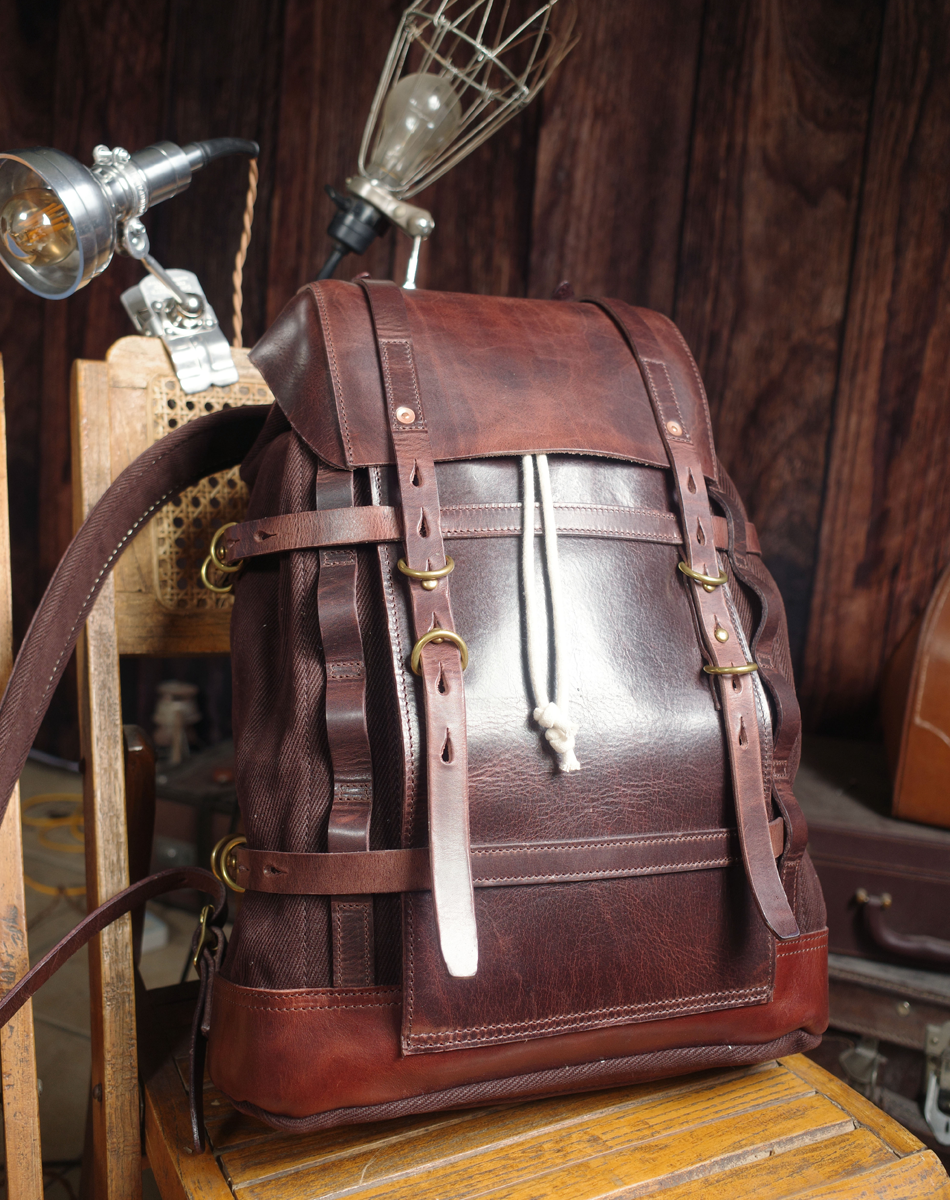 Vintage Travel Rucksack Bag