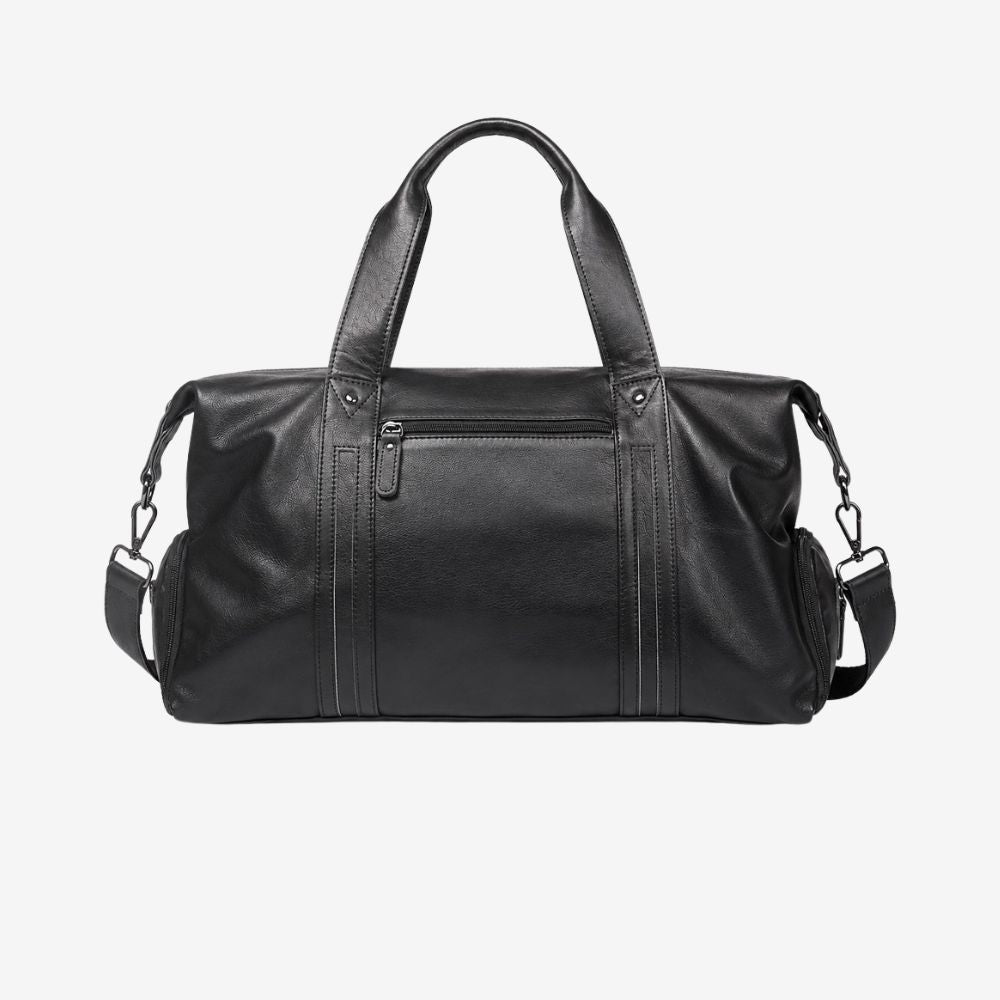 leather weekend bag men