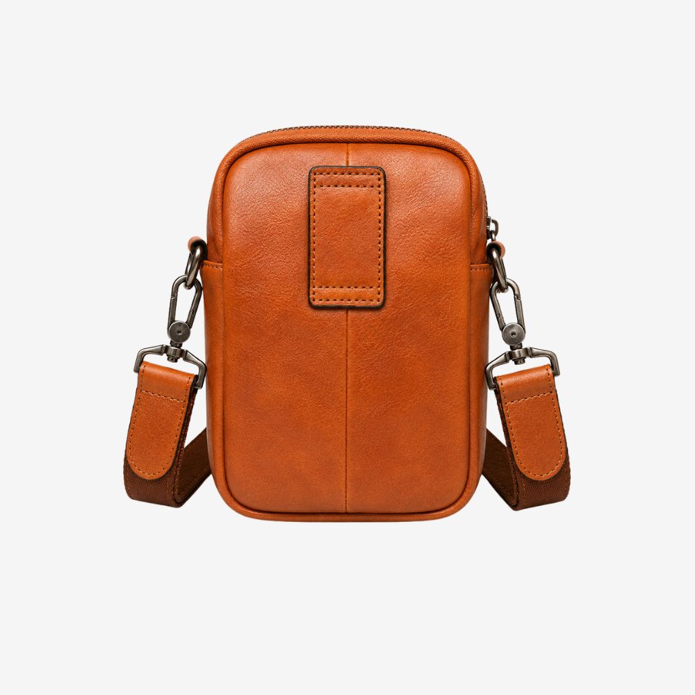 Leather Shoulder Bag for Essentials