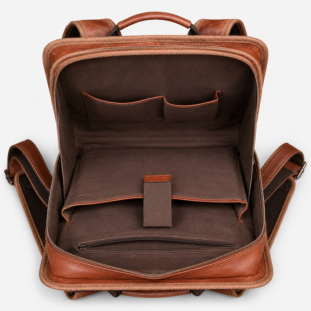 Leather Backpack for Work & Commute