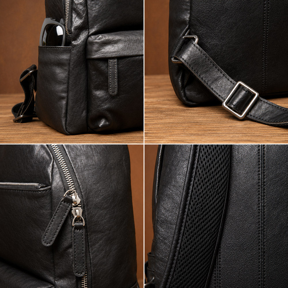 Perfectly sized womens leather backpack