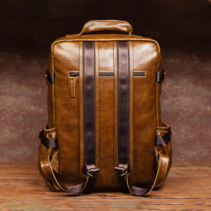 Leather Laptop Bag for Work & Travel