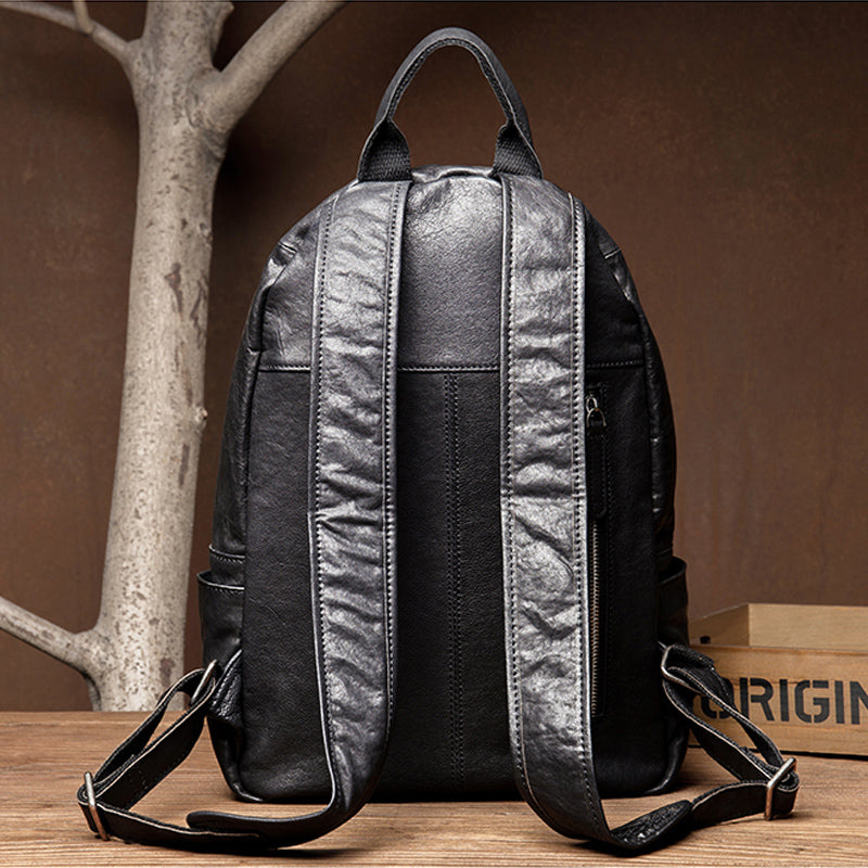 premium leather womens backpack