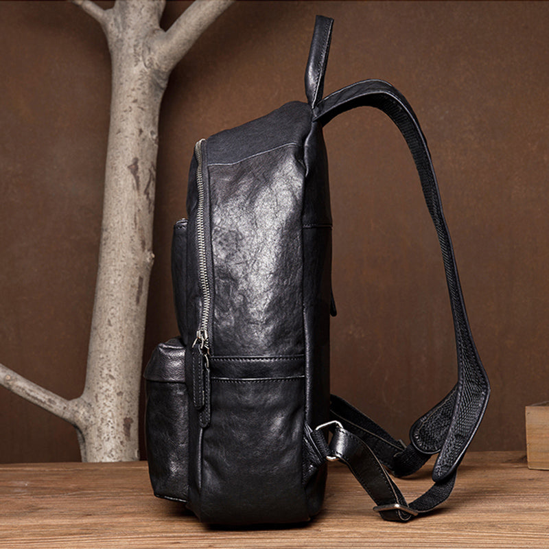 plenty of room womens leather backpack