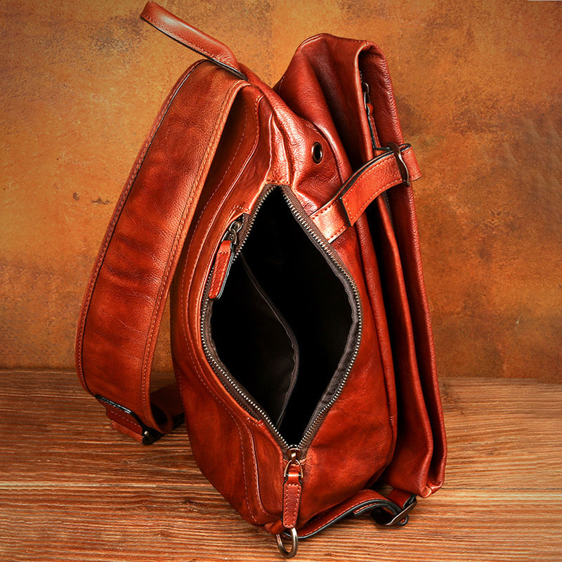 mens leather waist bag is ideal for day trips