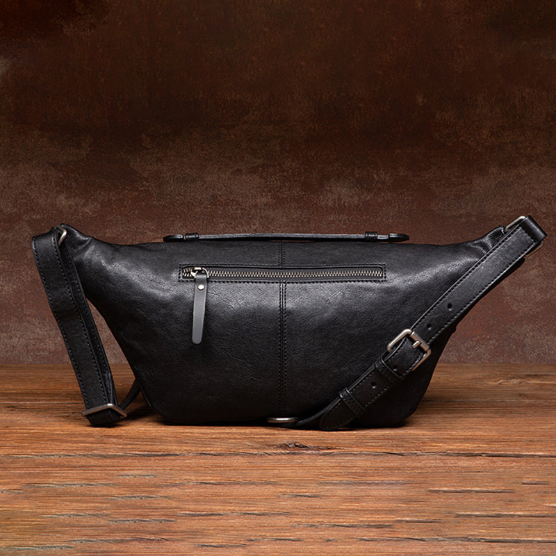 leather mens crossbody bag