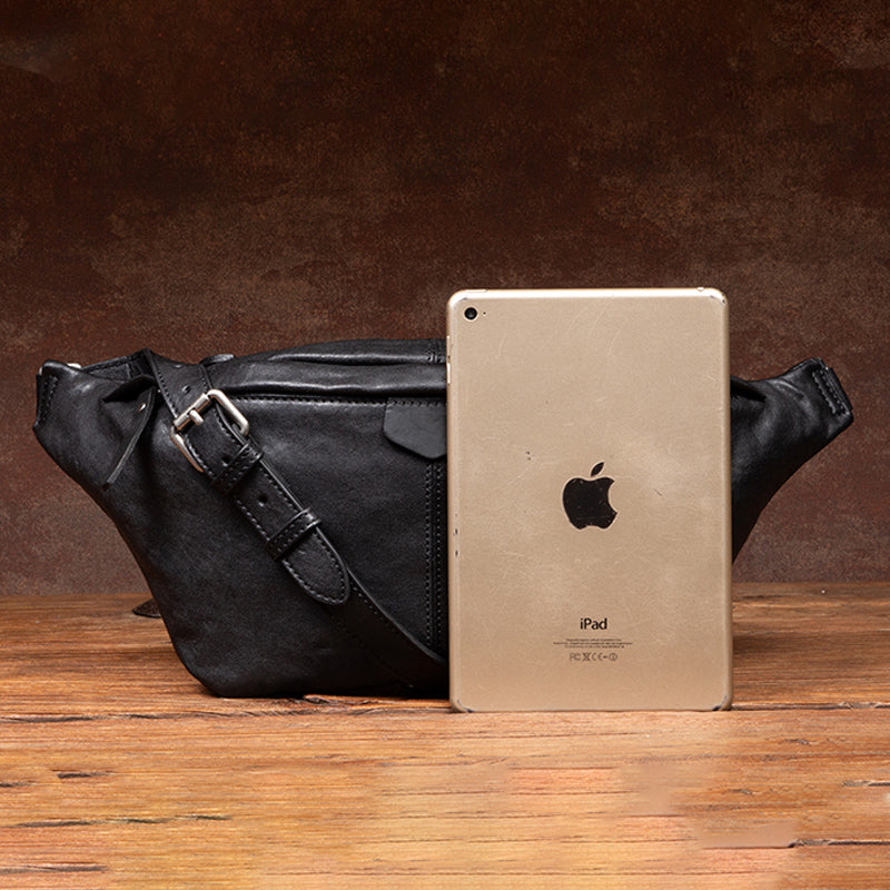 black mens shoulder bag