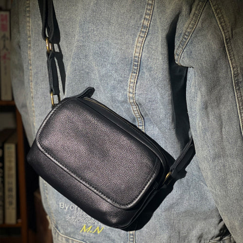 leather mens crossbody bag