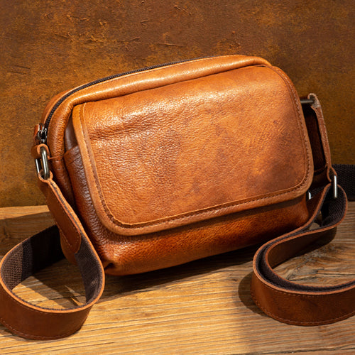 leather crossbody bags for casual day