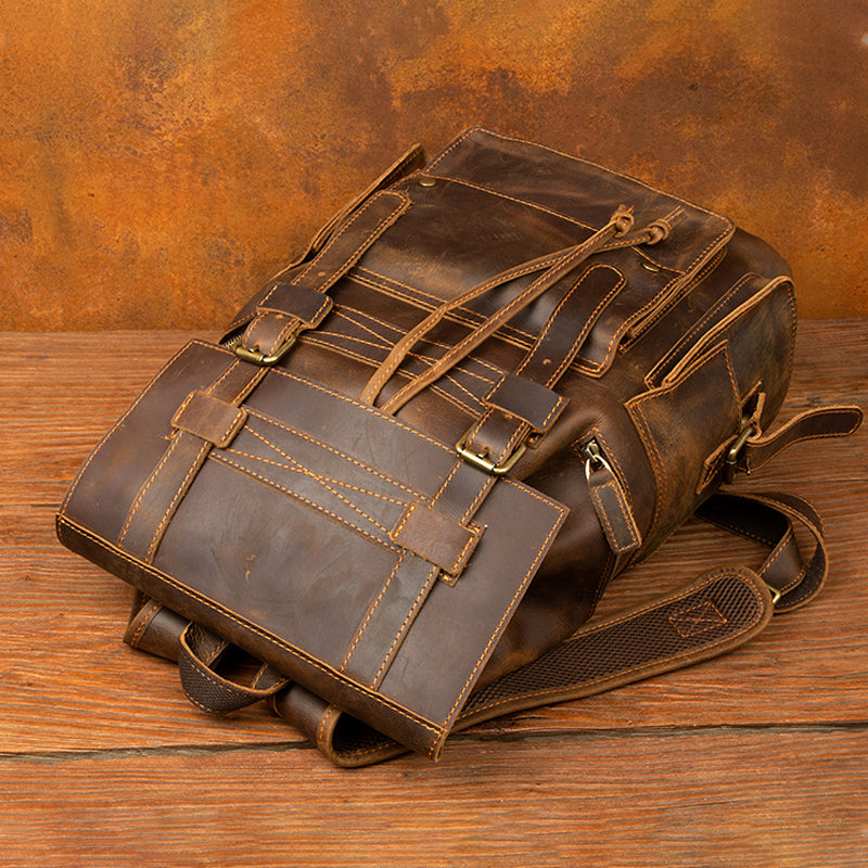 leather backpacks for men