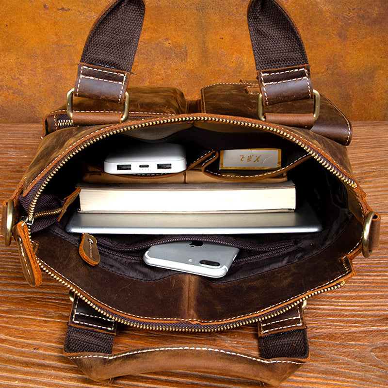 mens leather laptop bags