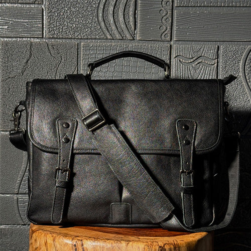 Leather Messenger Bag for Men