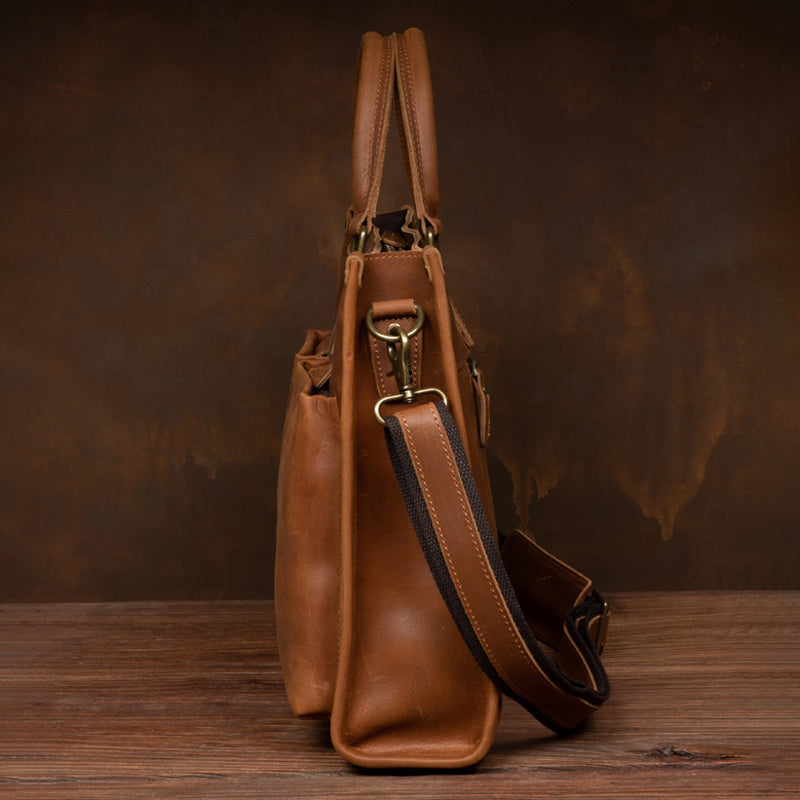 Mallette en cuir pour hommes – Sac de bureau élégant pour professionnels et trajets quotidiens