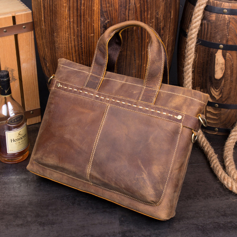 Men's Leather Laptop Bag 